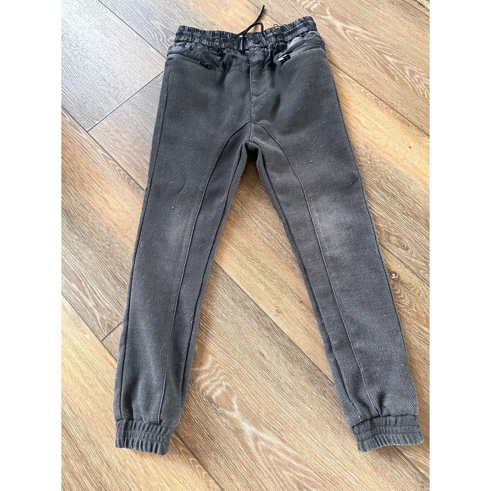 Zara boys gray camo dress‎ pants sz 9 large